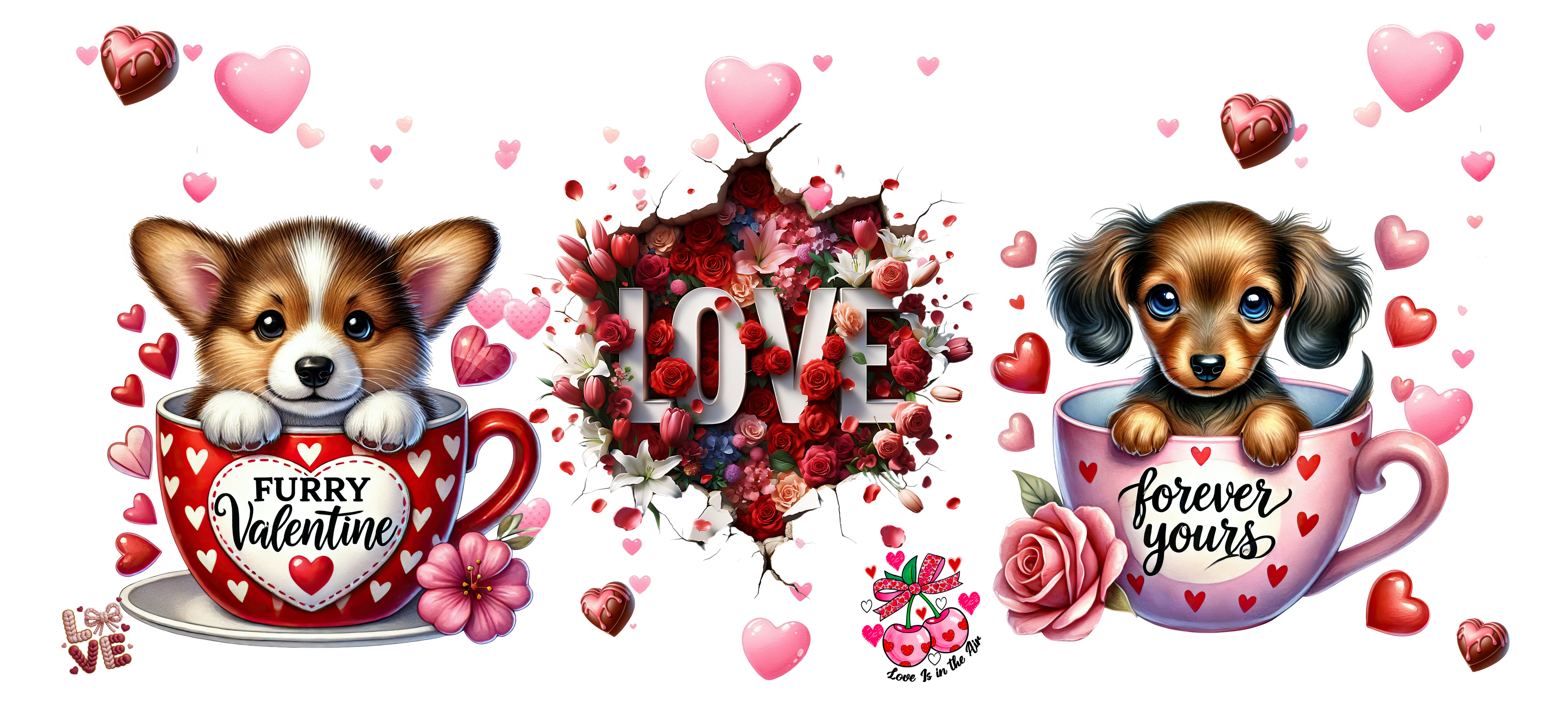 San Valentine UV-DTF Stickers