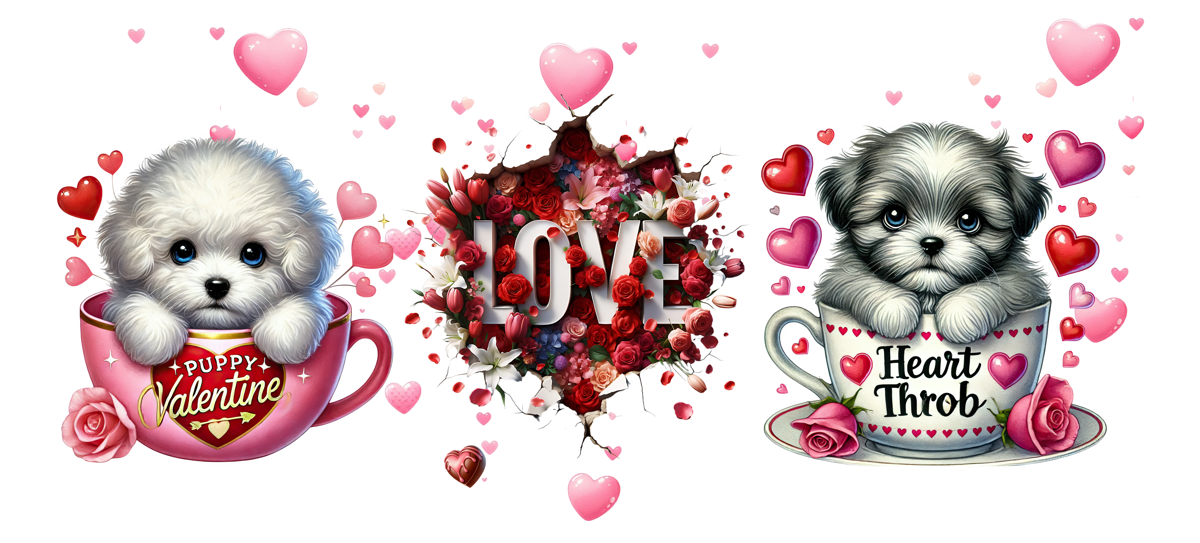 San Valentine UV-DTF Stickers