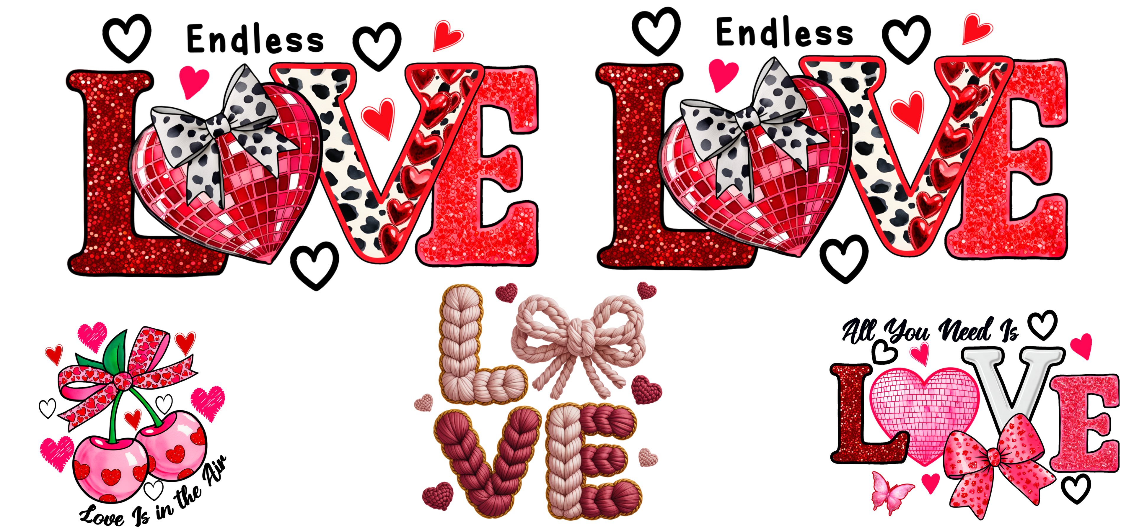 San Valentine UV-DTF Stickers