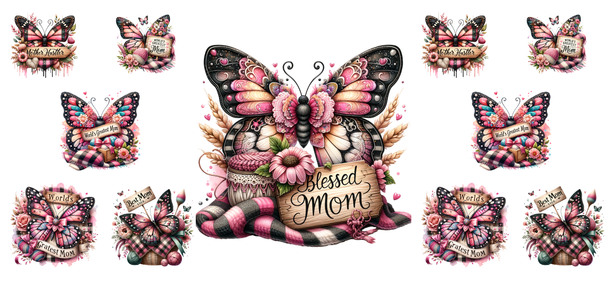 Mama UV-DTF Stickers