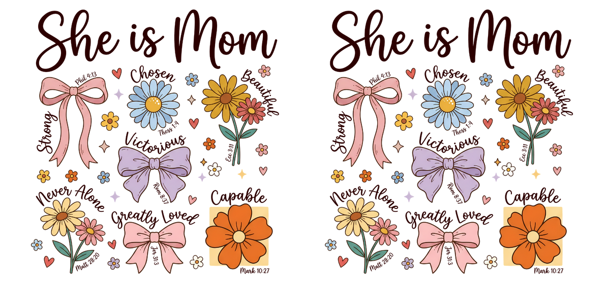 Mama UV-DTF Stickers