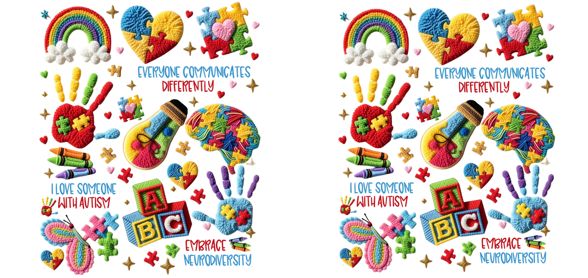 Autism UV-DTF Stickers