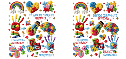 Autism UV-DTF Stickers