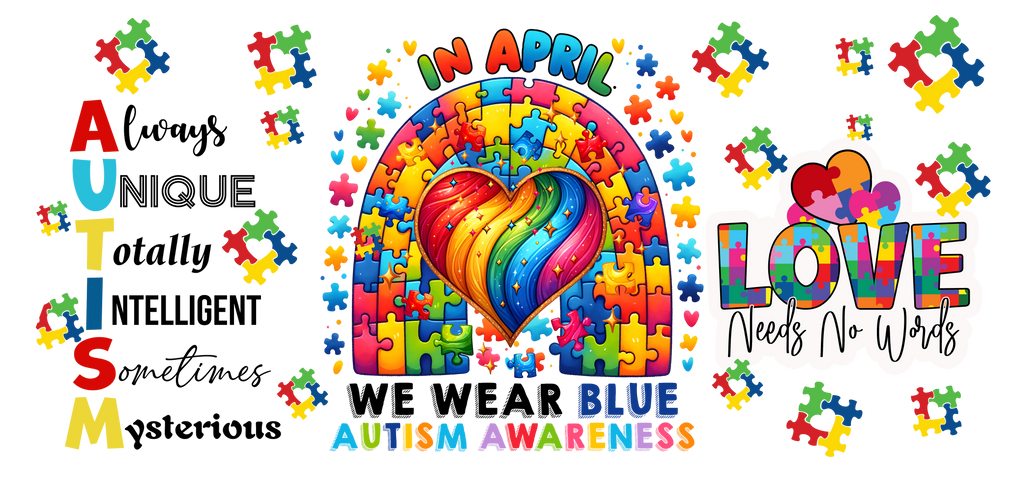 Autism UV-DTF Stickers