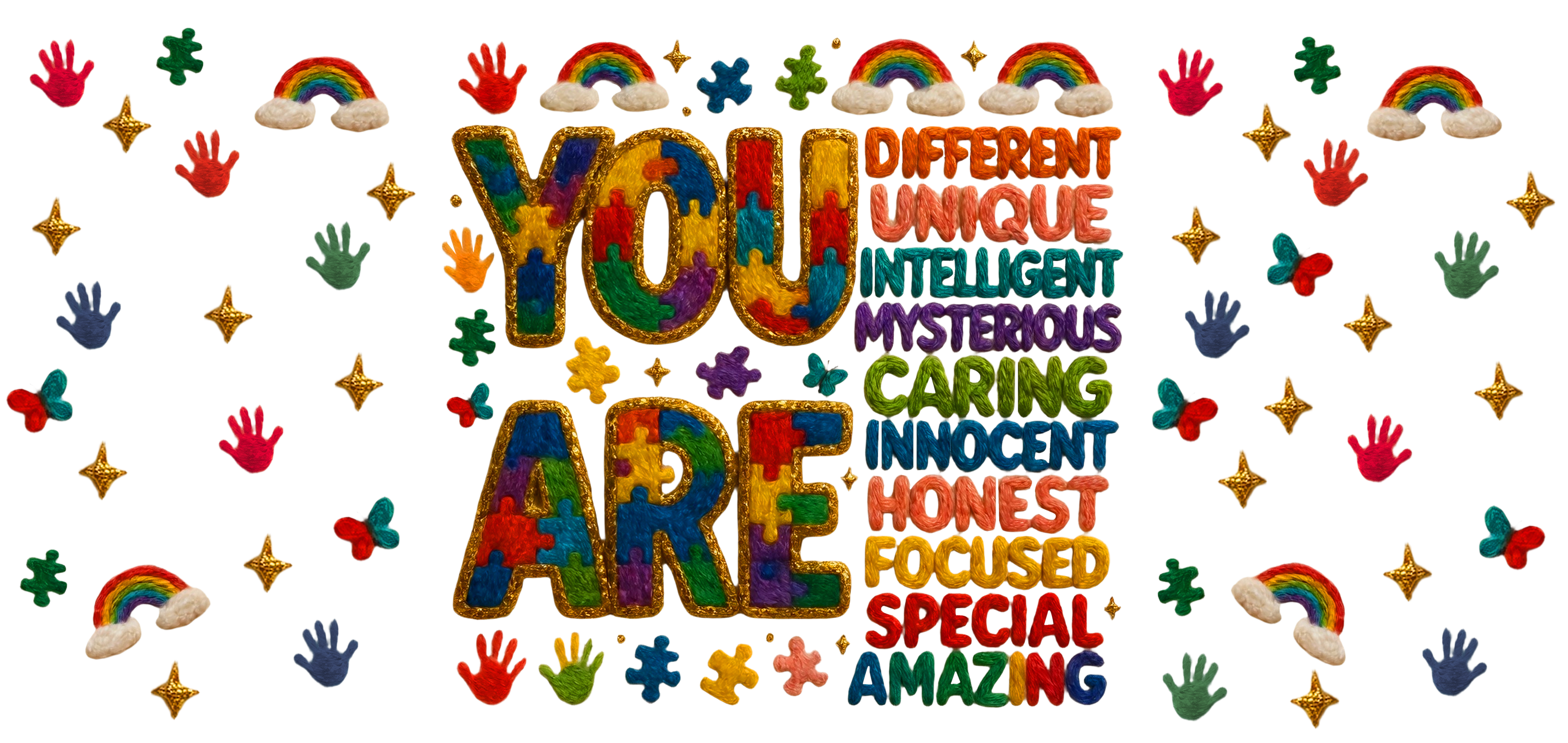 Autism UV-DTF Stickers