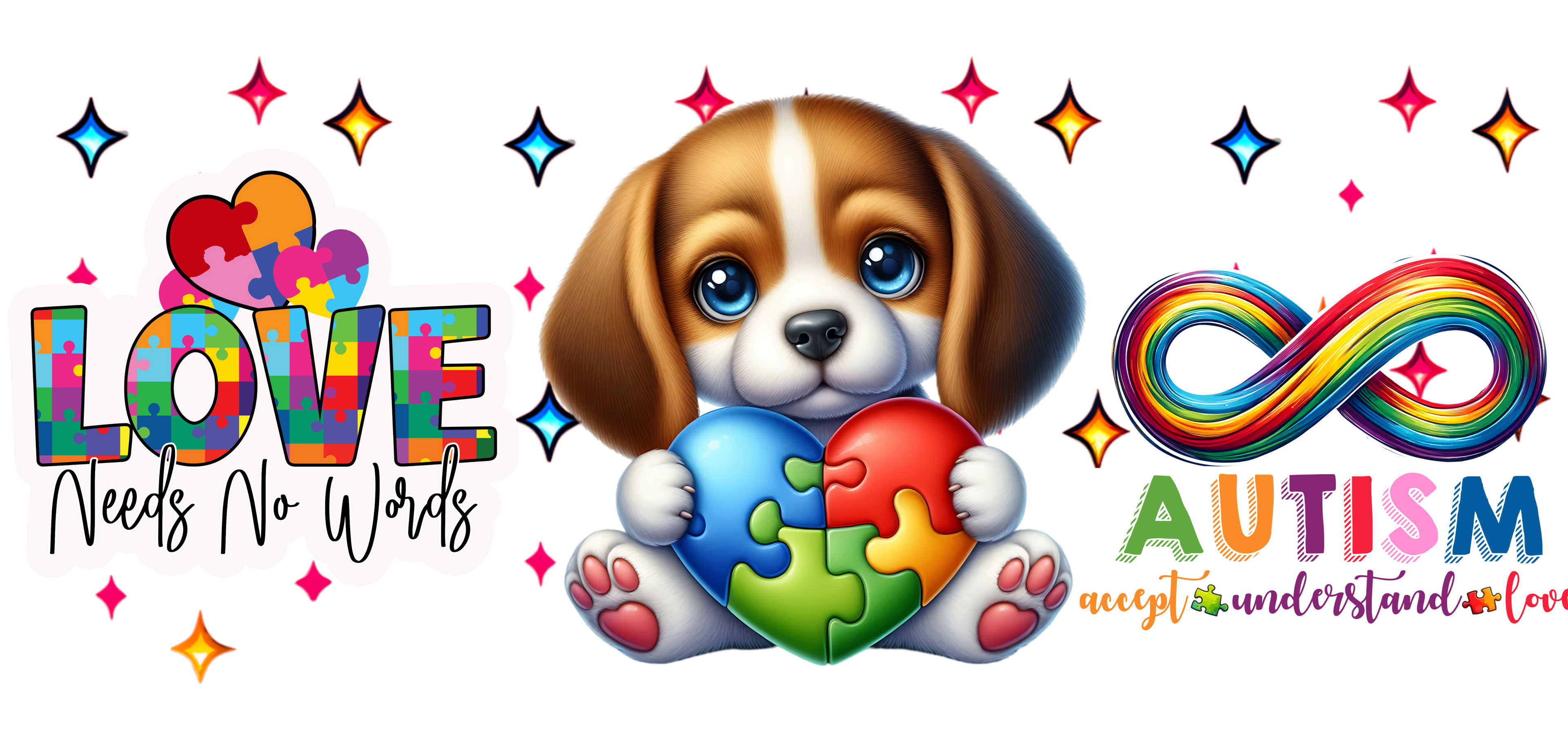 Autism UV-DTF Stickers