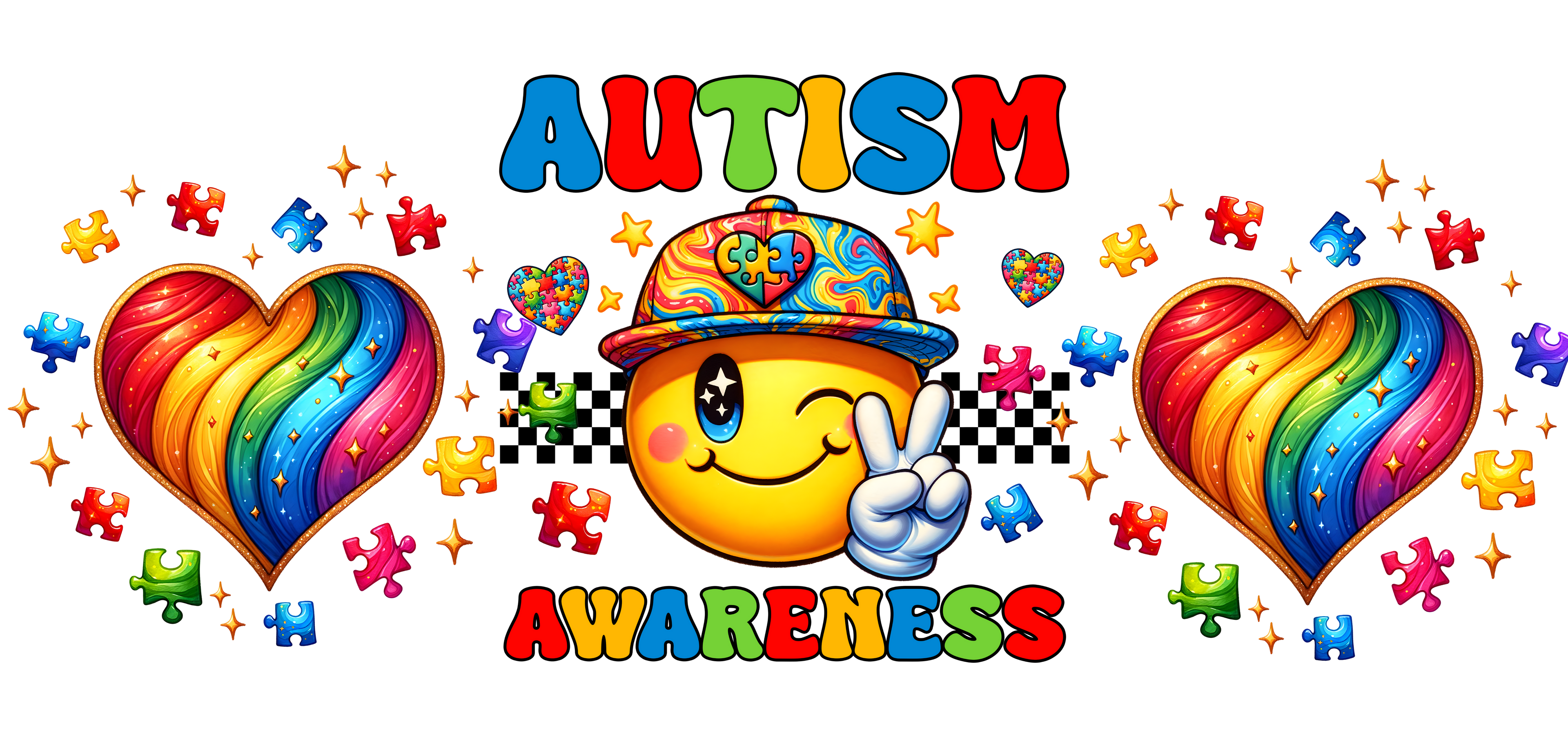 Autism UV-DTF Stickers