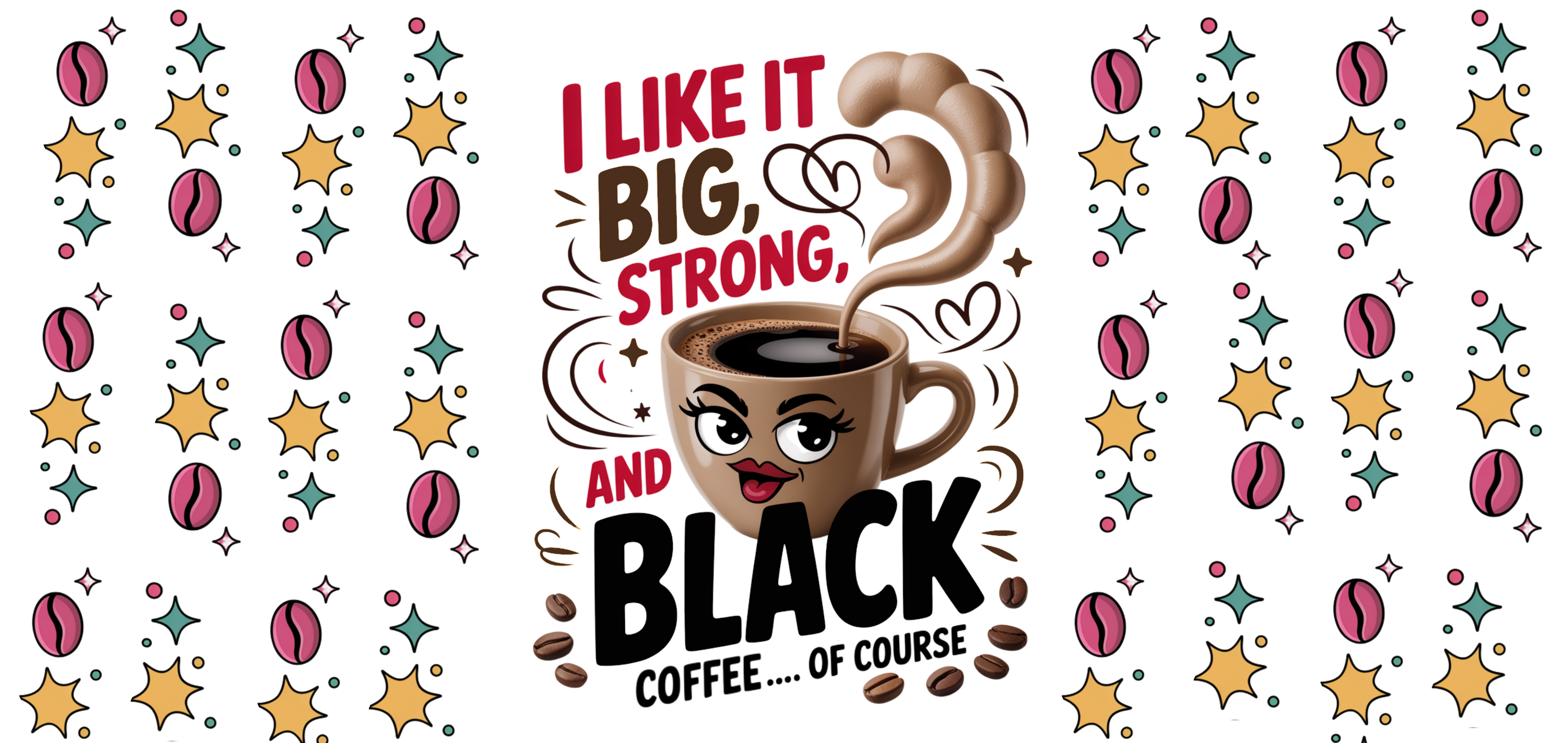 Coffee UV DTF Stickers
