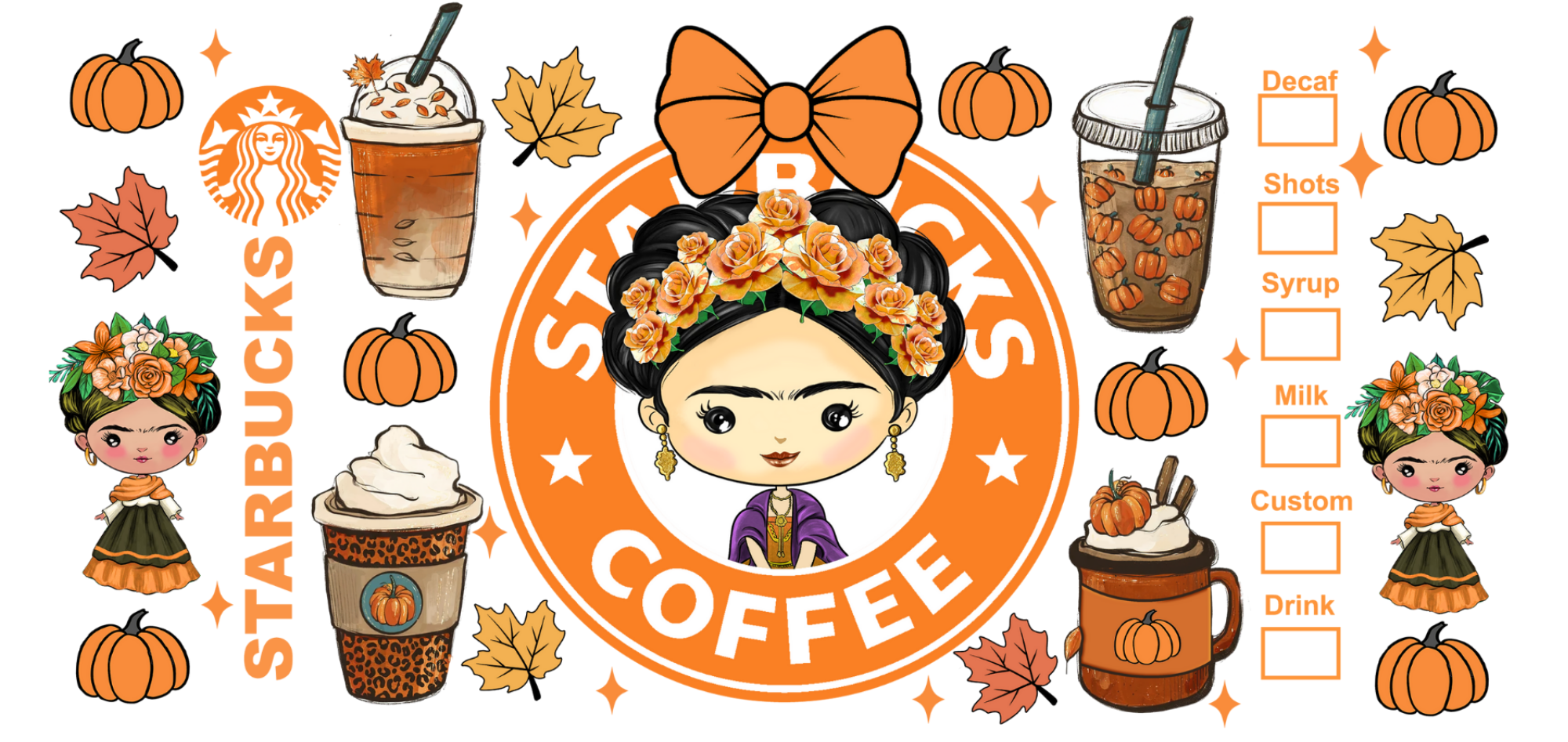 Coffee UV DTF Stickers