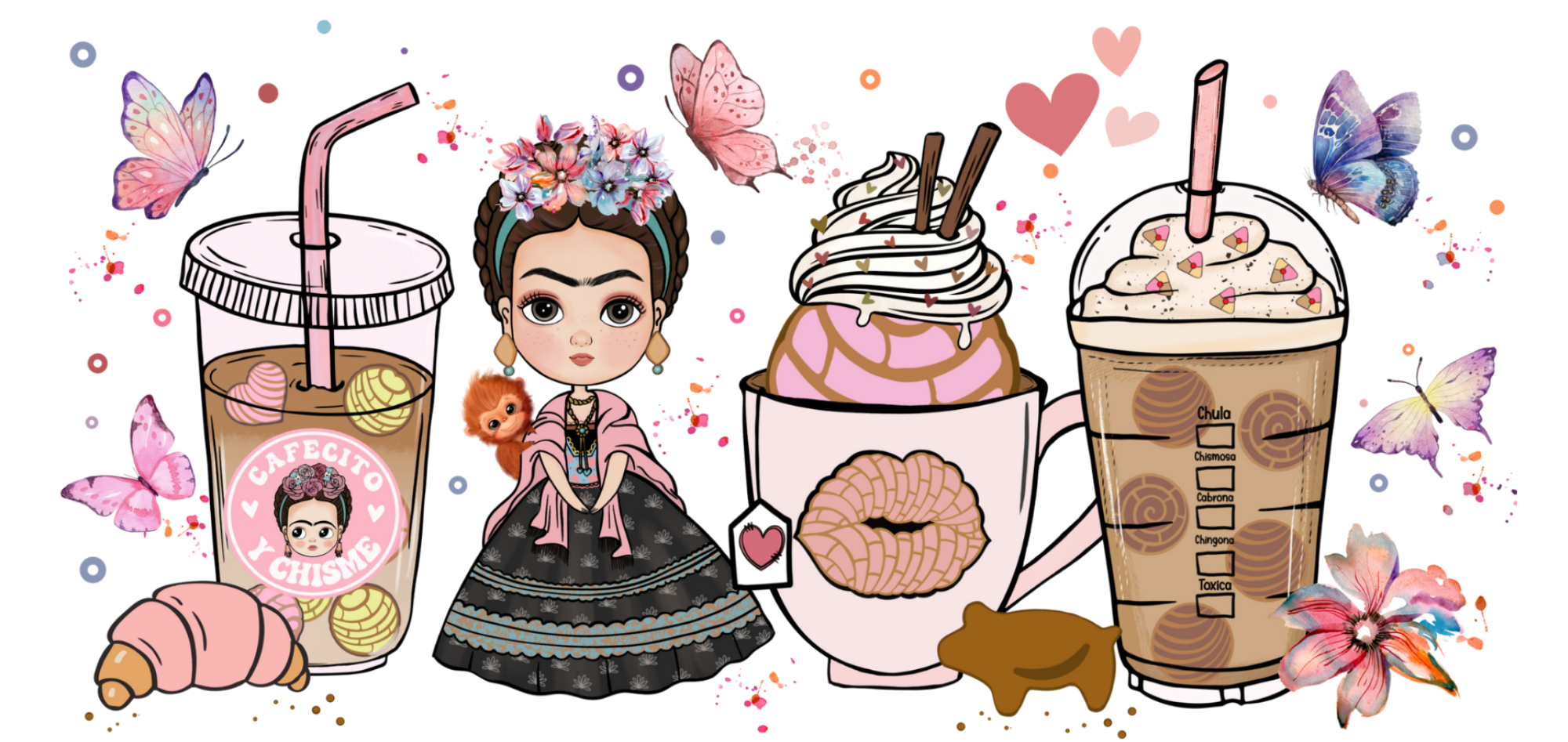 Coffee UV DTF Stickers
