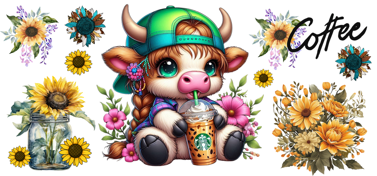 Cows UV-DTF Sticker