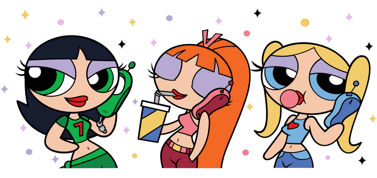 Cute Girls Cartoons