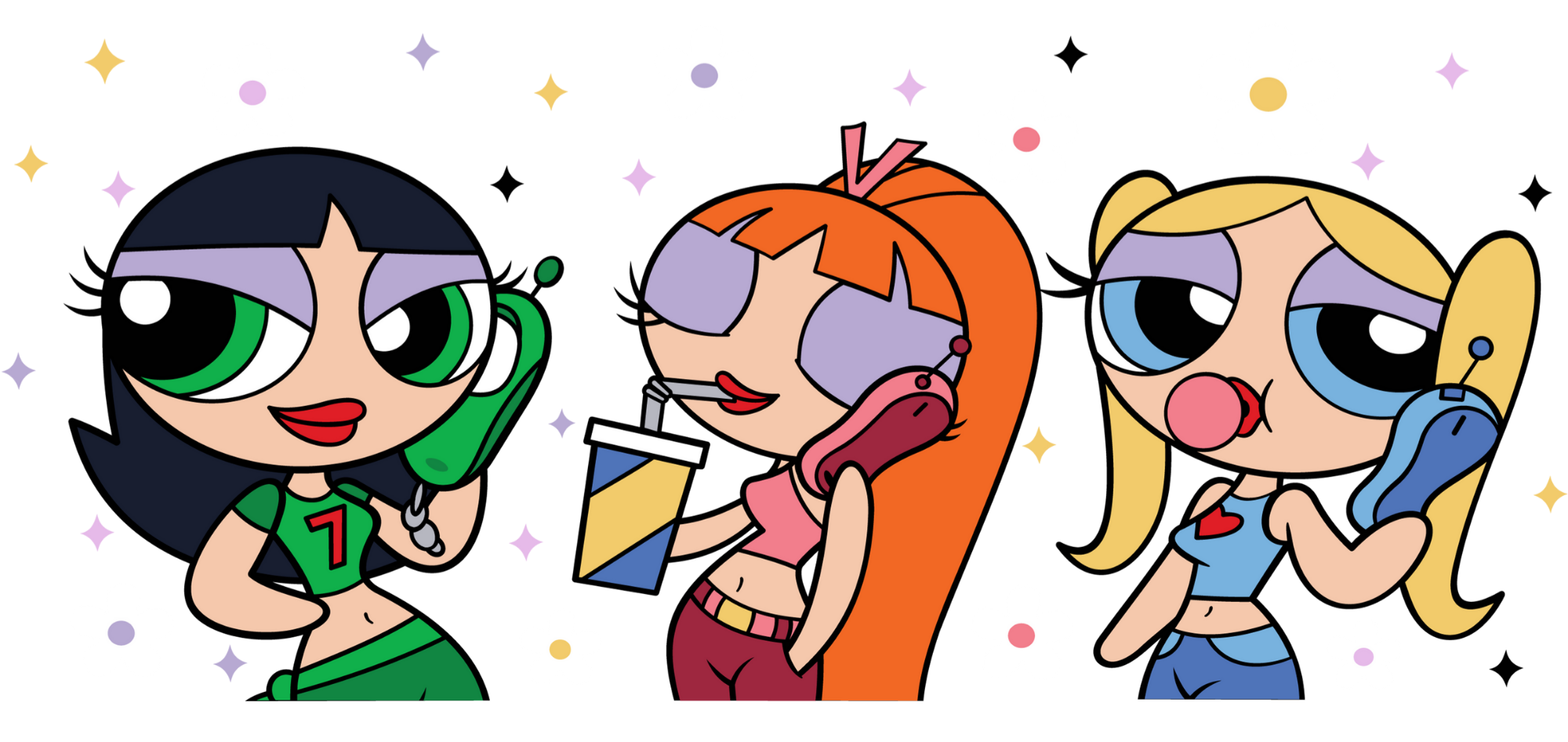 Cute Girls Cartoons