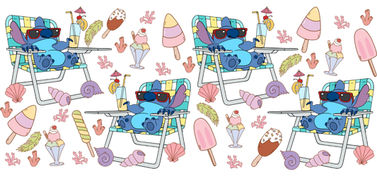 Cute Blue Cartoon