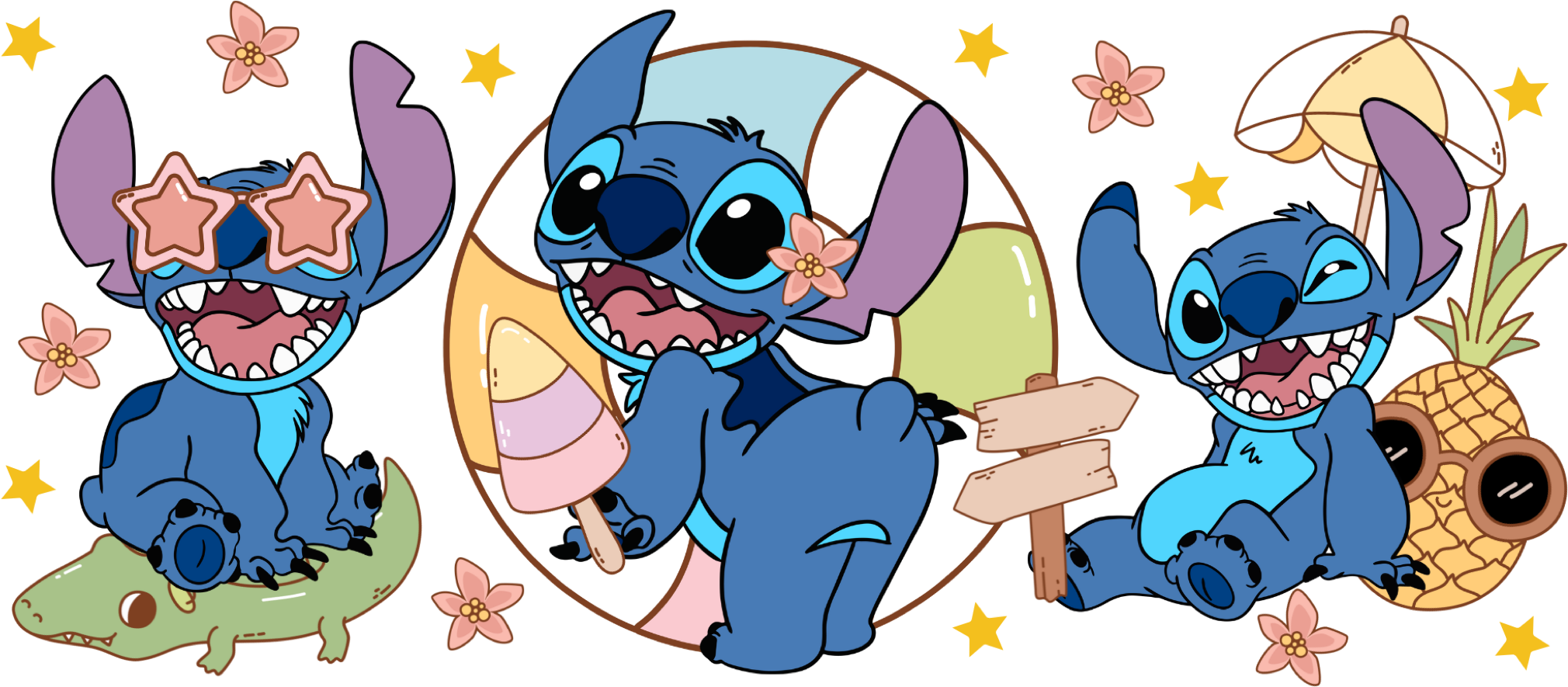 Cute Blue Cartoon