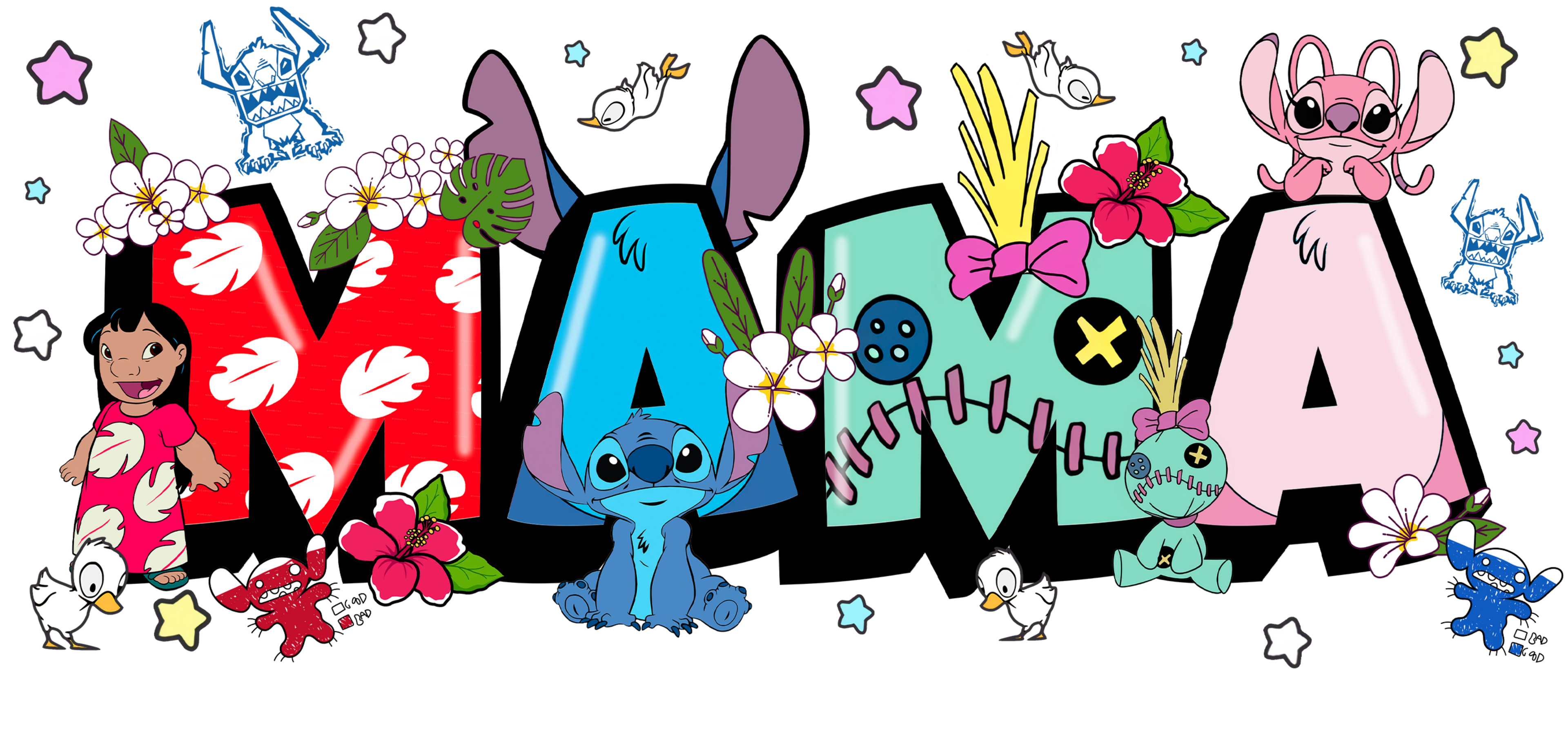 Cute Blue Cartoon