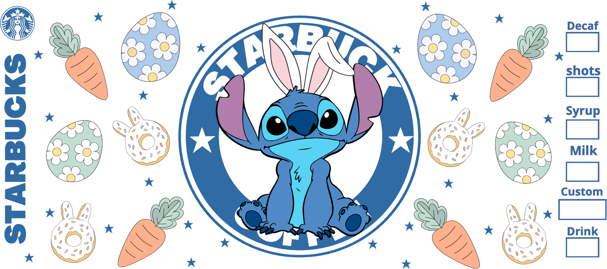 Cute Blue Cartoon