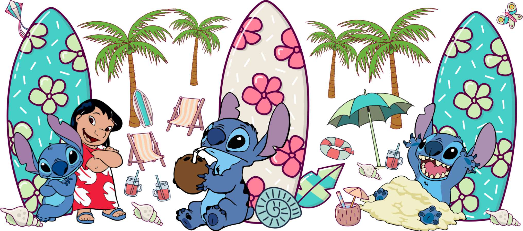 Cute Blue Cartoon